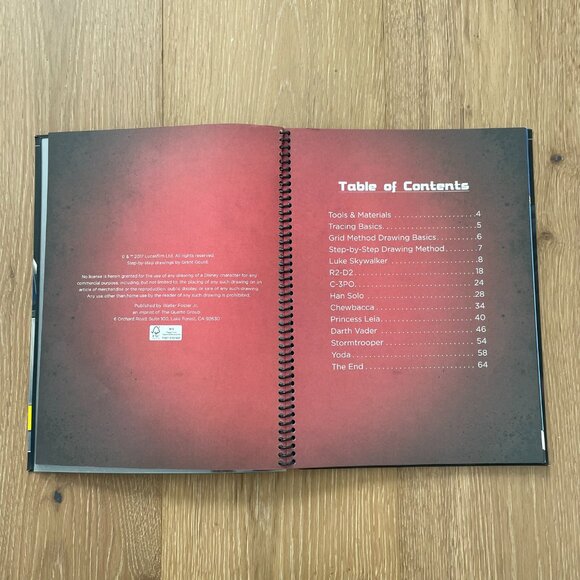 Learn to Draw Star Wars Book 2017 Walter Foster Jr Disney Lucasfilm Ltd Drawing - Picture 6 of 13